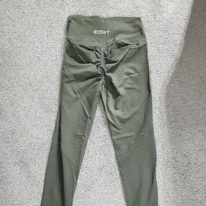 ECHT Moss Green Scrunch Legging
